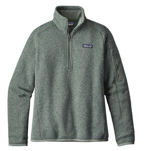 Patagonia 1/4 zip better sweater hemlock green